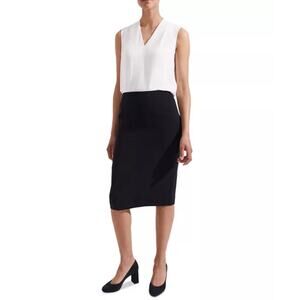 Hobbs Stevie Pencil Skirt Navy blue Size 12 Boardroom career professional